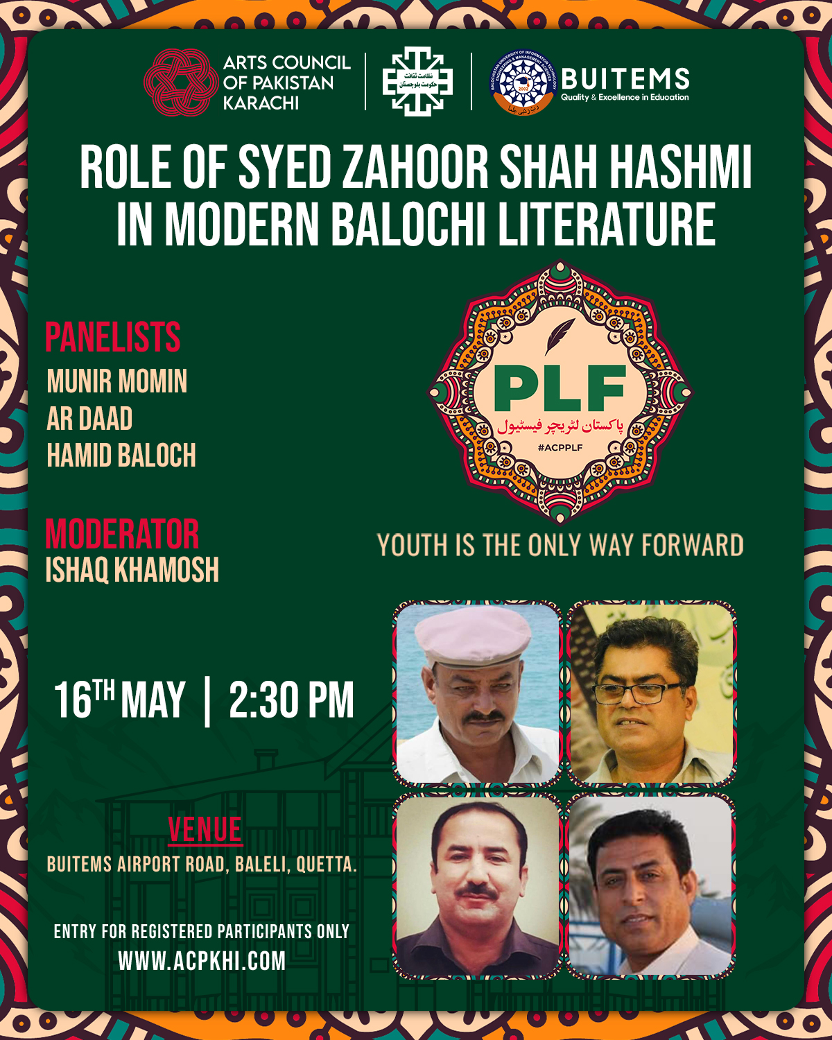 Role of Syed Zahoor Shah Hashmi in Modern Balochi Literature